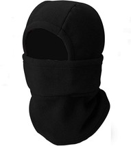 Ski Mask Neck Mask for Winter,Warm and Windproof Fleece Sports (Black) - $9.74