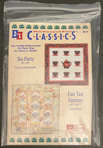 Sewing Quilting Patterns - Tea Party / Fan Tan Fantasy, That Patchwork P... - $11.95