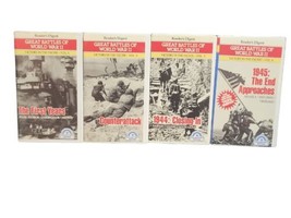 Reader&#39;s Digest Great Battles Of World War 2 Victory In Pacific VHS Set ... - £7.51 GBP