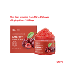 1/2/3Box x120G Cherry Sugar Body Scrub, Cleansing Exfoliator to beauty skin - $13.50+