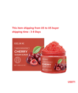 1/2/3Box x120G Cherry Sugar Body Scrub, Cleansing Exfoliator to beauty skin - $13.50+