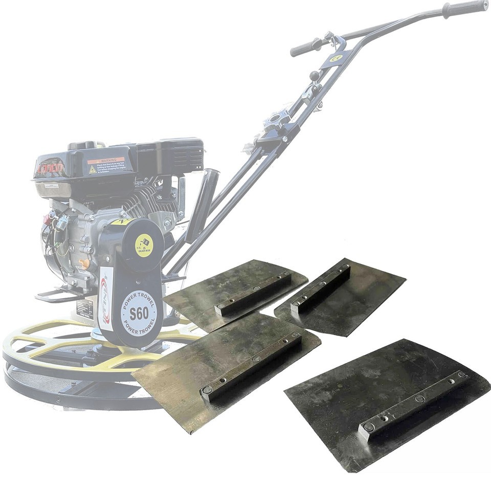 Power Trowel Blade (pk 4)  8-1/2” X 4-7/8” For 24” Surface Finishing Mac... - $69.99
