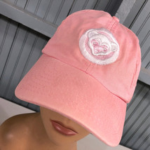 Chicago Cubs Pink Womens New Era MLB Strapback Baseball Cap Hat - £11.61 GBP
