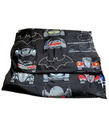 Vintage DC Comics Batman Full Flat Sheet Batmobile 1940-2005  Black Gray... - £21.57 GBP