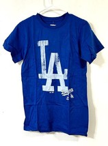 Majestic Homme Los Angeles Dodgers Logo T-Shirt, Bleu, S - £12.33 GBP