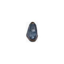 Stacy Adams Riccardi Plain Toe Oxford Shoes Animal Print Blue 25575-400 image 3