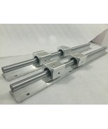 2 pcs SBR25--500 mm LINEAR RAIL SHAFT ROD+4 Pcs SBR25UU Block Carriage - $2,970.27 MXN