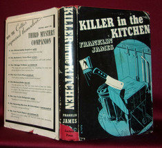 Franklin James Killer In The Kitchen 1947 First Ed Mystery Hard-boiled Female Dj - £17.87 GBP