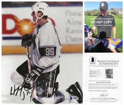 Wayne Gretzky signed Los Angeles Kings 8x10 photo Beckett COA proof auto... - £277.04 GBP