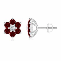 Authenticity Guarantee

ANGARA 0.49 Ct Six Petal Diamond and Ruby Flower Stud... - £542.99 GBP