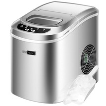 Electric Portable Compact Countertop Automatic Ice Cube Maker Machine With Hand  - £161.04 GBP