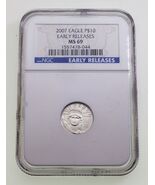 2006 P$10 1/10 Oz. American Platinum Eagle NGC MS69 Early Releases - $5,879.38 MXN