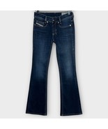 DIESEL Lowboot Dark Wash Bootcut Low Rise Y2K  Blue Jeans Size 24 x 30 - €50,19 EUR