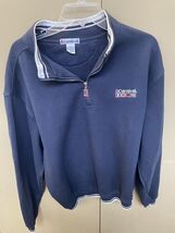 Carnival Cruise Lines Sz XL 1/4 Zip Blue Embroidered Sweatshirt Men’s Pu... - $26.49