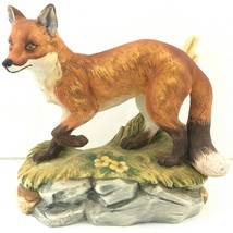 Vintage Red Fox - Andrea by Sadek Ceramic Figurine 6&quot; tall - Made in Japan - $22.27