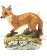 Vintage Red Fox - Andrea by Sadek Ceramic Figurine 6&quot; tall - Made in Japan - $22.27