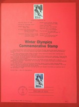 ZAYIX - 1988 United States Souvenir Page #SP822 - Winter Olympics / Skiing - $2.75