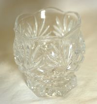 Crystal Clear Vase Diamond 7-Point Fan Designs - $16.82