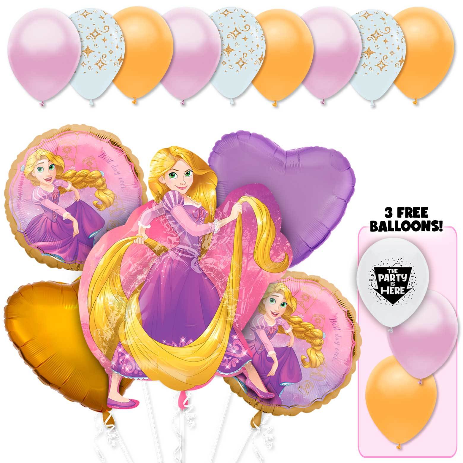 Rapunzel Deluxe Balloon Bouquet - $27.99