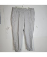 NWT Womans Chicos Serene Stretch Crop Cotton Pants Color Seagull Size 2.5 - £19.25 GBP