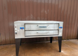 BAKERS PRIDE Y600  NATURAL DECK GAS DOUBLE PIZZA OVEN NEW STONES - $72,551.88 MXN