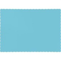 Pastel Blue Paper Placemats 50 Per Pack 9.5&quot; x 13.5&quot; Tableware Decorations Party - £20.55 GBP