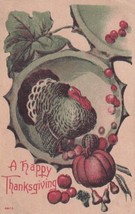 Thanksgiving Turkey Omro Wisconsin WI to Mankato MN 1910 Postcard B20 - £2.34 GBP