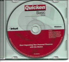 Quicken Basic 2004 For Windows - $14.95