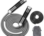 Weighted Jump Rope For Workout Fitness(1Lb), Tangle-Free Ball Bearing Ra... - £39.11 GBP