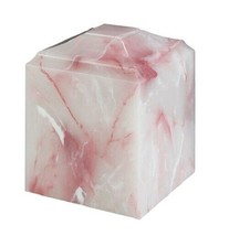 Small/Keepsake 45 Cubic Inch Pink Onyx Cultured Onyx Cremation Urn for Ashes - £150.97 GBP