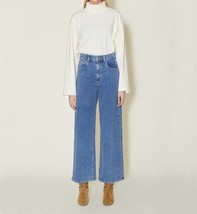 Le Jean juliette wide leg ankle jeans in Desert - $152.00