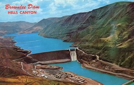 Brownlee Dam Unposted Postcard Hell&#39;s Canyon - £11.62 GBP