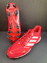 Adidas Icon 8 MD Rubber Baseball Cleats Mens 11 Red IG9591 NWT No Box  - $57.54