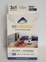 BED SCRUNCHIE Sheet Tightener Holder Extender Straps Gripper Clips Flat Fitted - $39.59