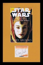 Terry Brooks Signed Framed 11x17 Photo Display Star Wars Episode I - £54.48 GBP