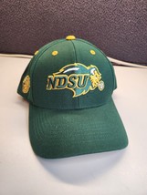 NDSU Bison Adjustable Hat Cap Top Of The World Green New - £13.45 GBP