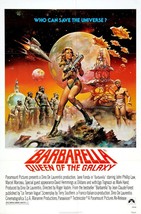 BARBARELLA POSTER 27x40 IN JANE FONDA QUEEN OF THE GALAXY OOP RARE  - £27.96 GBP