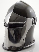 NauticalMart Medieval Knight Larp Armor Crusader New Templar Helmet Helm... - £134.67 GBP