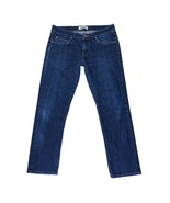 Naked &amp; Famous Mens 32 Jeans Super Skinny Guy Blue Cashmere Cotton Blend... - £50.41 GBP
