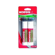 Kores Glue Stick, Solid, Washable, Non-toxic, 20g, Blister Pack of 2  - $17.79 CAD