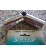 MARINE Stainless Steel Marine Boat Hand Rail Fitting Elbow 7/8&quot; 125 Degree - $14.85