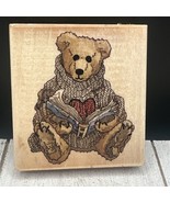 Vintage Medium Wooden Mounted Rubber Stamp H21055 Wilson…love Sonnets Be... - $9.89