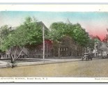 Lafayette School Street View Bound Brook NJ UNP Hand Colored DB Postcard... - £14.36 GBP