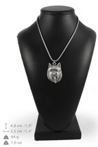 NEW, Cairn Terrier (muzzle), dog necklace, silver chain 925, limited edition, Ar - £59.76 GBP