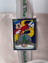 Disney Epcot Holidays Around the World Pin Lanyard &amp; Case Rare 2001 Mickey - £11.35 GBP