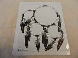 Southwestern Dreamcatchers Original Pen &amp; Ink Drawing by Tully Kee  - £37.62 GBP