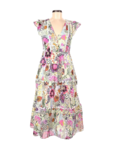 NWT J.Crew Pom-pom Midi in Ratti® Retro Floral Cotton Tiered Dress 0 $278 - £80.91 GBP