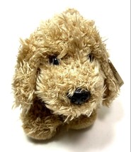 Gund Barky Plush Puppy Dog 9″ Red Collar Stuffed Animal Tan Doggie Canine Pup - £14.22 GBP