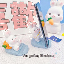 New Phone Holder Cartoon Wooden Light Weight Cute Rabbit Panda Dinosaurs Animal  - £9.98 GBP+