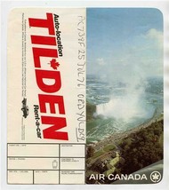 Air Canada Ticket Jacket &amp; Boarding Pass Niagara Falls - £14.02 GBP